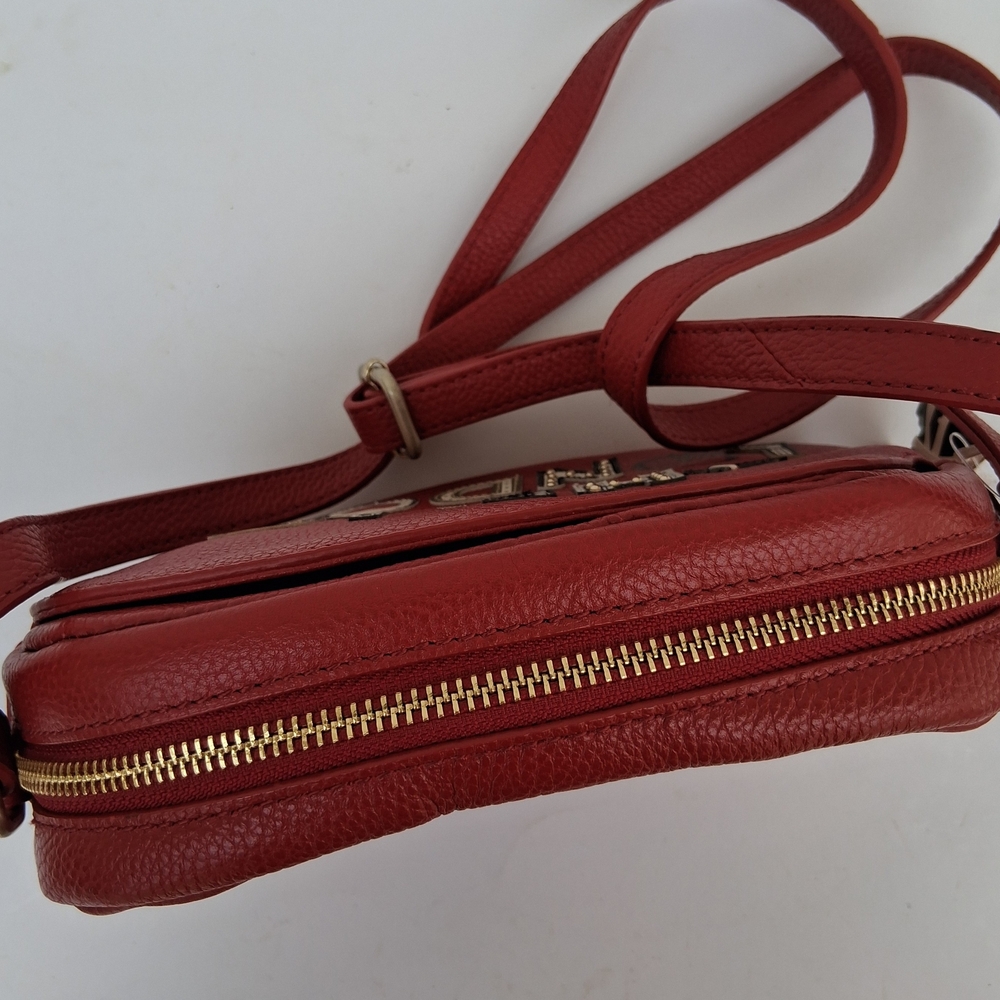 RADLEY LONDON Red Crossbody Bag with Hello London Design - Picture 3 of 16